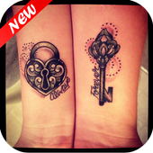 Tattoo design - Couple tattoo design , tattoo icon