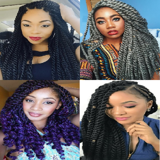 Havana Twists Hairstyles. icon