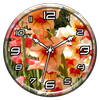 Gladioli Clock Live Wallpaper icon