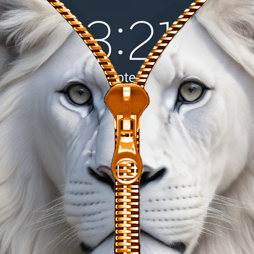 Wild Kitty Zipper Lock Screen icon