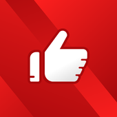 Likes and subscribers on Youtube icon