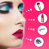 Beauty makeup Photo Camera, beauty plus, face edit icon