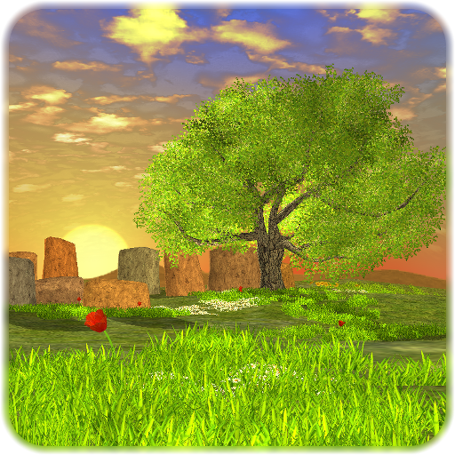 Nature Tree Milky Way live wallpaper icon