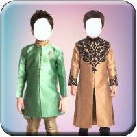 Boy Sherwani Photo Suit on 9Apps