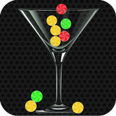 100 candy marbles icon