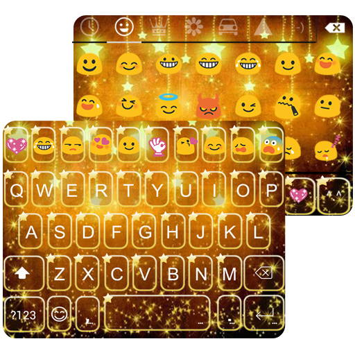 Golden Star Emoji Keyboard icon
