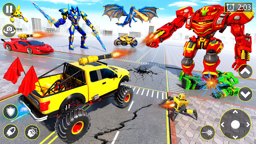Monster Hero War Robot Games screenshot 3