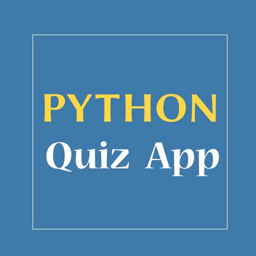 Python practice quiz app with mcq's, Learn python icon