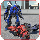 Mini Police War Robot icon