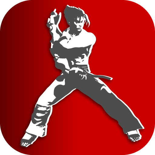 Karate training - fun icon