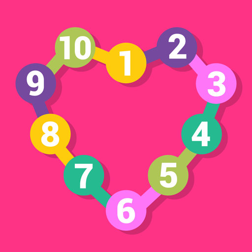 Connect the dots learn numbers game icon