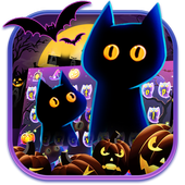 Fijne Halloween Toetsenbord Thema icon