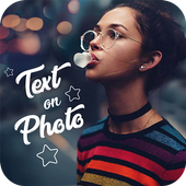 Text on Photo : Add Text Design, Fonts Style icon