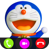 ikon Fake Call Dorae-mon &amp; Chat Video Call 📱