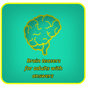 Brain teasers for adults Funny icon