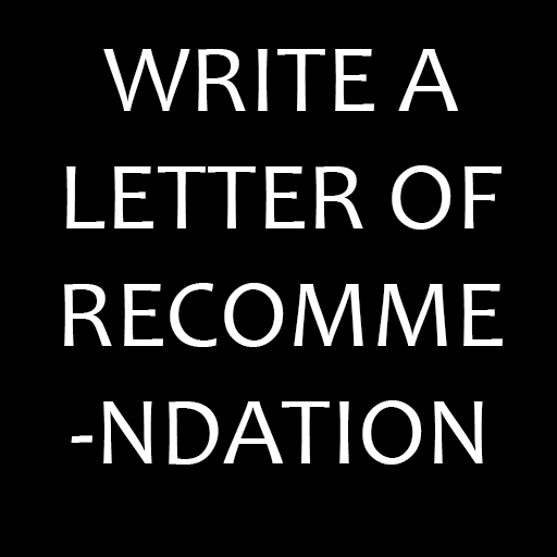 Write a letter of Recommendation icon