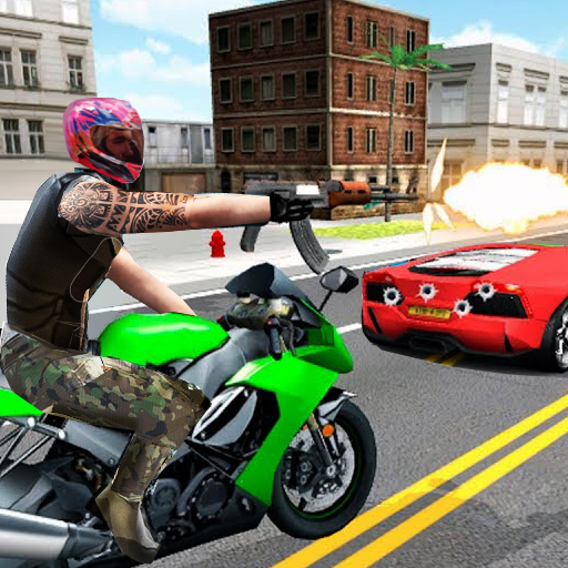 Biker Gang- New Bike Race Shooting Action Game 3D icon