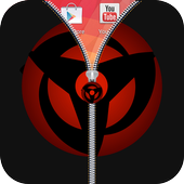 sharingan zipper lock icon