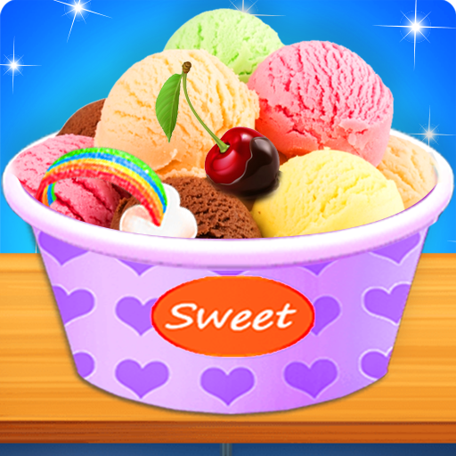 Ice Cream - Frozen Desserts Rainbow Unicorn icon