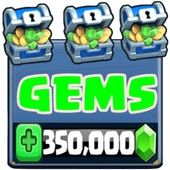 Gems &amp; Chest for Clash Royale New icon