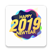 Happy New Year 2019 WhatsAppStickers WAStickerApps icon