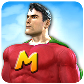 Real Super-hero Flying City Rescue Mission 3D 2018 icon