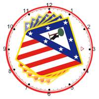 Clock: Atletico de Madrid on 9Apps