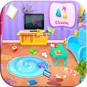 Cleaning Hotel Room - Princess room icon