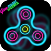 Fidget Spinner Neon Glow icon