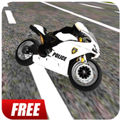 Police Bike : Criminal Chase Free Ride Racing Game icon