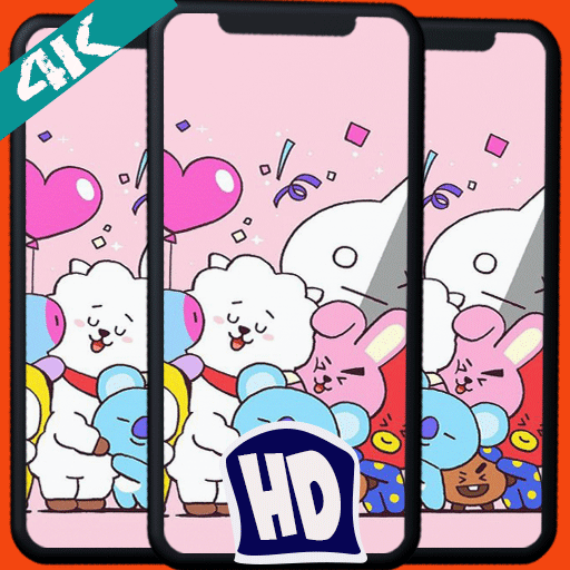 Cute BT21 Best Anime lol Kawai BT UHD Wallpapers icon