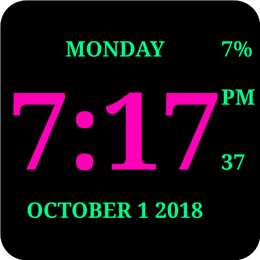 Digital Clock Live Wallpaper-7 PRO icon