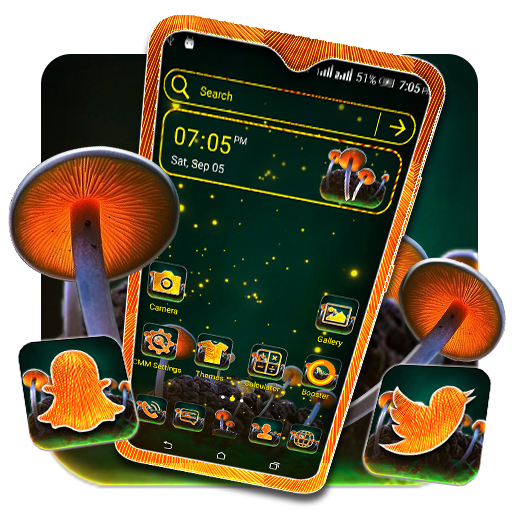 Mushroom Firefly Theme Launcher icon