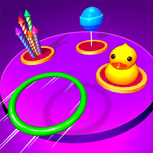 Color Rings 3D - Ring Toss Game icon