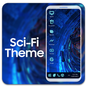 ikon Sci fi theme for computer launcher