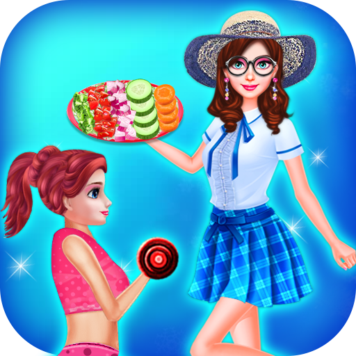 High School Girl- Gym, Cooking, DressUp Activities icon