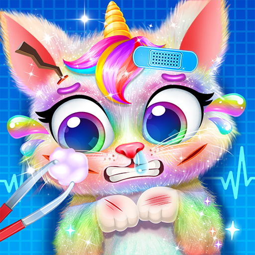 Unicorn Princess Doctor - Save Jungle Pet Animals icon