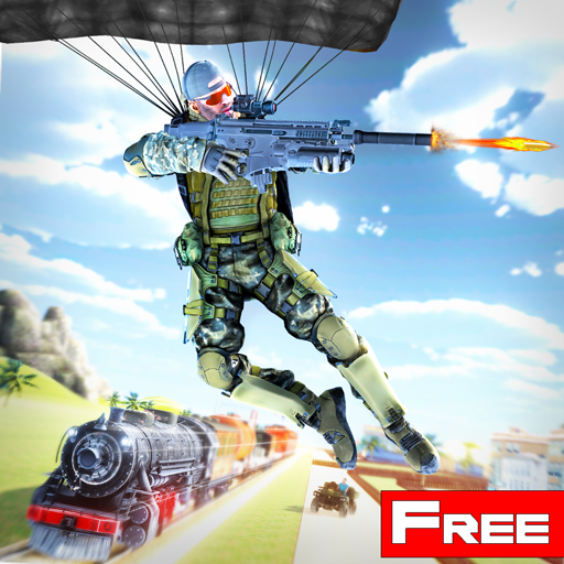 Train Shooting Game: Free Fire Train Gold Robbery icon