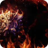 Hell Fire Skull Theme icon