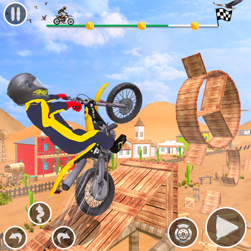 Stunt Bike Trick Master-Extreme Trials Stunt Game icon