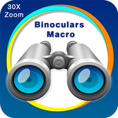 Binoculars Macro Shooting 30X Zoom Camera icon