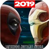 Superheroes Deadpool Battle Shadow Fight Fighter