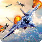 Air strike marshal-jet fighters sky attack icon