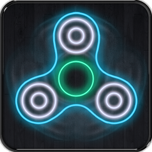 Fidget Spinner Neon icon