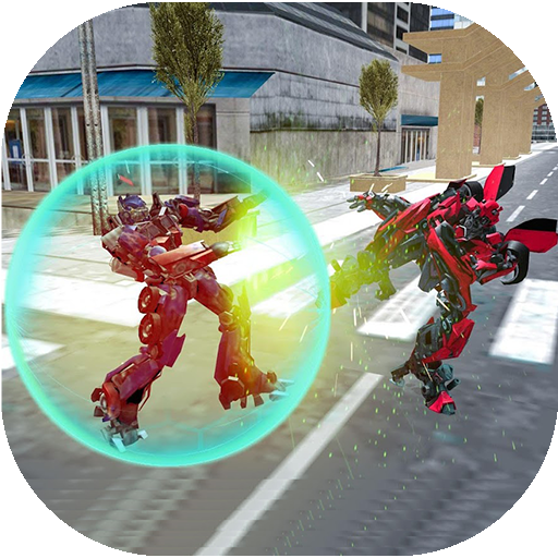 Robot Car Transformation: Real robot war game icon