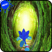 SUPER HERO  sonic runing icon