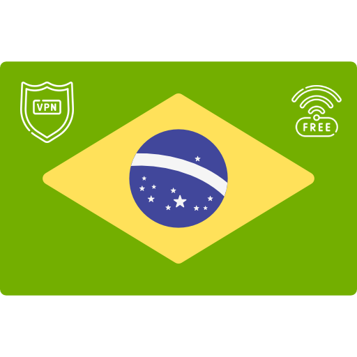 VPN Brazil - Unlimited Free VPN 🌐 ‏⭐✓ icon