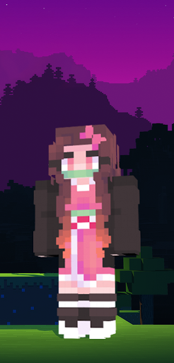 Nezuko Skin for Minecraft screenshot 6