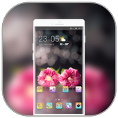 Flower theme for water beauty rose wallpaper icon