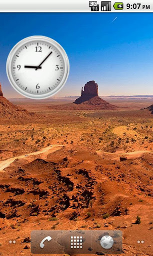 Simple Analog Clock screenshot 1